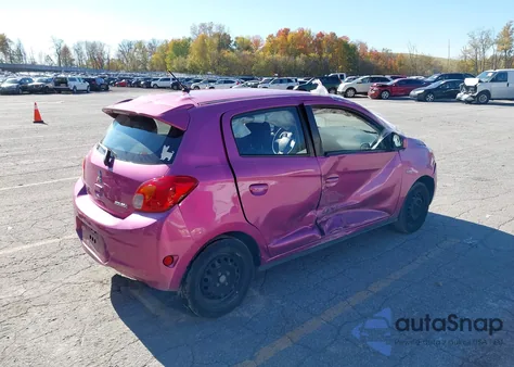 2015 Mitsubishi Mirage De из США, поврежденный, VIN ML32A3HJXFH006714